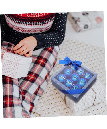 Artibetter 3 Boxes Rose Soap Flower Eternal Rose Bouquet Flower Gifts Rose Gifts Blue Gifts Graduation Party Floral Shower Soap Blue Rose Petals Diy Fake Rose Boxed Gift Box - Buy Online on SooperMarket.com
