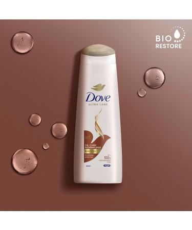 Dove Shampoo Oil Care - Nourishing Solution for Dry Brittle Hair | Bio-Restore Complex | 250ml (6 Pieces) - International Shipping Available - Buy Online on SooperMarket.com