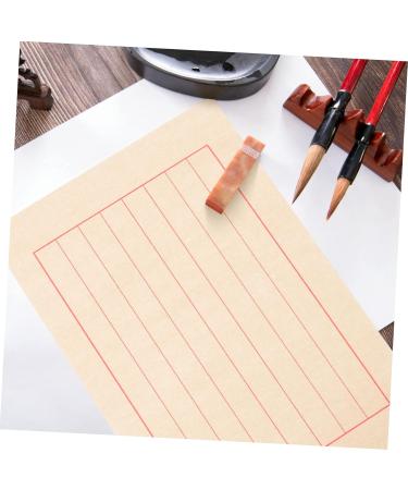 EXCEART 50 Sheets Rice Paper Japanese Stationary Raw Xuan Paper Calligraphy Paper for Practice China Pen As Shown 29x19cm - Buy Online on SooperMarket.com