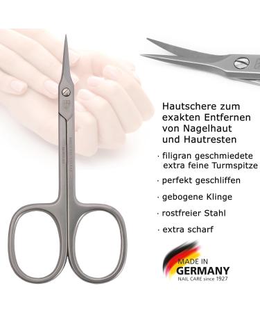 Three Swords Skin Rapid Tower Tip Scissors - Precision Skin Residue Removal | Rustproof German Quality | Black Synthetic Leather Case Included - Buy Online on SooperMarket.com