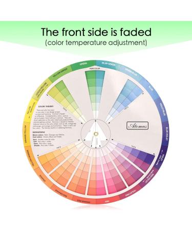 Creative Color Wheel Paint Mixing Guide for Art Class and Makeup Blending - 9.25inch - Buy Online on SooperMarket.com