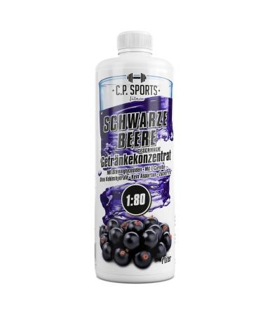 C.P.Sports Sugar-Free Beverage Concentrate 1:80 | L-Carnitine & Vitamins | 80L Fitness Drink with Dosing Pump Black Berry Flavour - Buy Online on SooperMarket.com