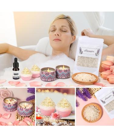 50th Birthday Pamper Gift Set for Women | Relaxation Spa Kit for Mum, Sister, Friend | Self Care Bath Gift Hamper | Perfect Birthday Present for Her - Buy Online on SooperMarket.com
