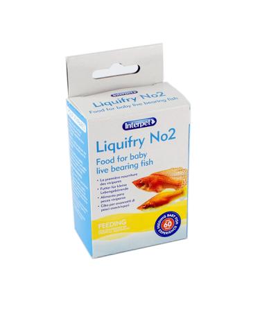 Interpet Liquifry No. 2 - Safe Nutrition for Baby Live Bearing Fish Fry Food Particles Suspended in Liquid White 25 ml (Pack of 1) 25 ml (Pack of 1) Live Bearers