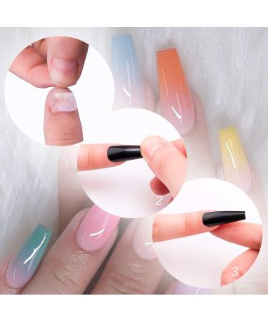 SAVITA 100Pcs Extra Long Black Press on Nails - Full Cover False Nails for Nail Art & Salon Supplies - Buy Online on SooperMarket.com