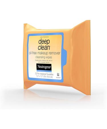 Neutrogena Deep Clean Oil-Free Makeup Remover Cleansing Wipes - Gentle Cleansing for Clear Skin - Buy Online on SooperMarket.com