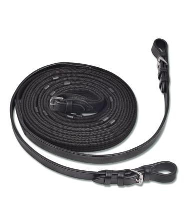 WALDHAUSEN X-Line Long Reins Black Length 4 m