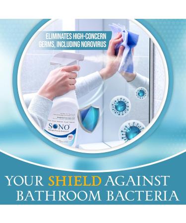 SONO Disinfecting Spray & Stain Remover | Hydrogen Peroxide Multi-Surface Cleaner | 3 Pack of 32 fl oz Bottles | Essential for Kitchen & Bathroom | Spring Travel Must-Have - Buy Online on SooperMarket.com