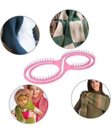 WAYION 55 Afghan Serenity Loom Knitting Board Kit - Step by Step Instructions - Experienced Loom Knitter - Blue/Pink (Pink) - Buy Online on SooperMarket.com
