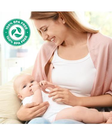 Baby Teething Toys Silicone Baby Teether Baby Chew Toys Freezer Safe BPA Free Soothe Babies Gums Teething (Sunrise/French Beige) Sunrise / French Beige - Buy Online on SooperMarket.com