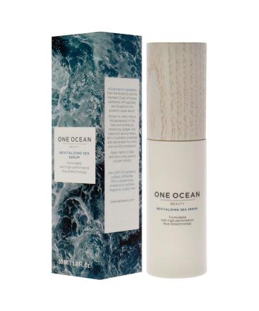 One Ocean Beauty Revitalizing Sea Serum for Women - Best 1 oz Anti-Aging Moisturizer for Glowing Skin - Buy Online on SooperMarket.com
