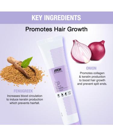 Buy Nykaa Naturals Anti-Dandruff Shampoo - Hair Growth & Gentle Cleanser with Onion & Fenugreek - 0.67 oz - International Shipping Available - Buy Online on SooperMarket.com