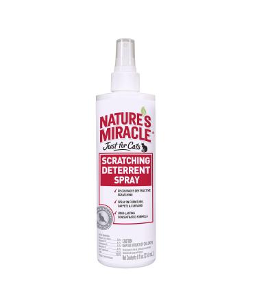 Nature's Miracle Products CNAP5778 Just for Cats No Scratch Deter Spray, 8-Ounce