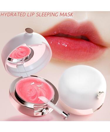 Lip Sleeping Mask Lip Balm Lip Oil Plant Moisurizing Lip Mask Lip Plumper Care Day Night Repair Lip Moisturiser for Dry Chapped Peeling Cracked Lips Fades Lip Lines Lipstick Primer - Buy Online on SooperMarket.com