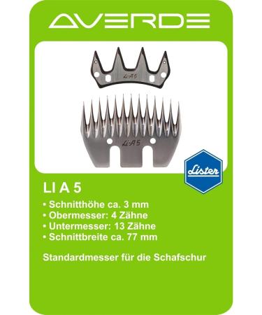 Buy Lister Shearing Blade LI A 5 - High Quality Sheep Shearing Blade for International Shipping - Buy Online on SooperMarket.com