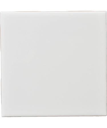 12 Ceramic White Tiles 4 1/4 x 4 1/4 with Cork Backing Pads for Coaster Making and Painting Projects - Ideal for Alcohol Ink and Acrylic Pouring - DIY Craft Supplies - Buy Online on SooperMarket.com