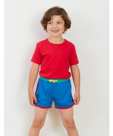 Organic Red Basic T-Shirt - Size 5-6 Years | Eco-Friendly Kids' Tee in Red - Buy Online on SooperMarket.com