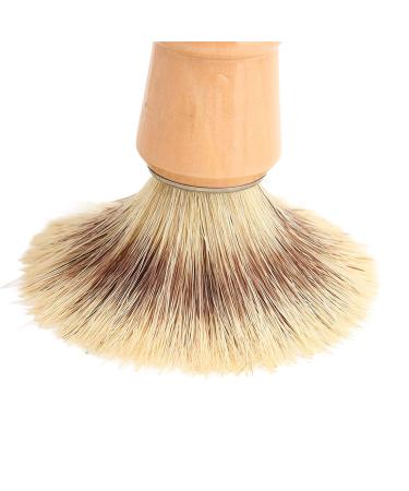 Beard Shaving Brush | Men's Wooden Handle Shaving Brush | Portable Hair Brush for Home & Salon | Lightweight Barber Brush - Buy Online on SooperMarket.com