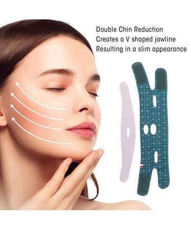 Face Lifting Strap - Reusable V Line Lifting Tape for Double Chin Reduction - Soft Breathable Slimming Strap for Women - Buy Online on SooperMarket.com