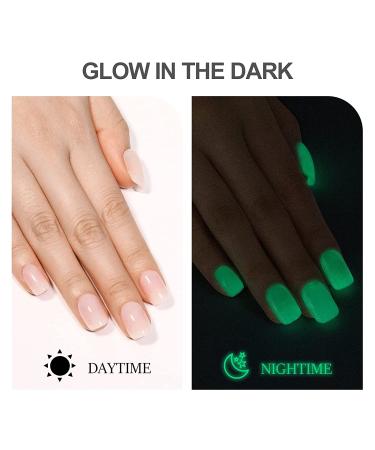 AILLSA Press On Nails Short - Glue On Fake Nails 37-Piece Set - Jade White - Buy Online on SooperMarket.com