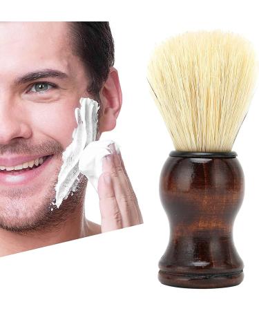 Premium Wooden Handle Shaving Brush for Men | Perfect for Home & Salon Use | Beard Razor Brush for Smooth Shaves - Buy Online on SooperMarket.com
