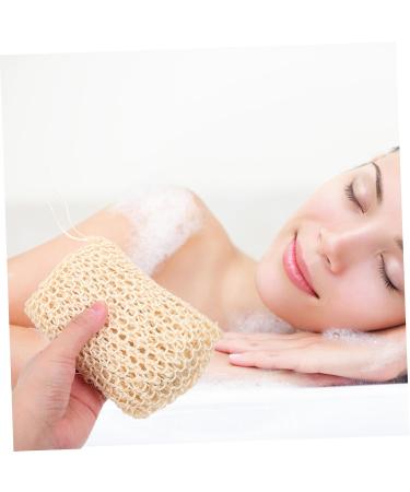 2pcs Sisal Sponge Ball Shower Loofah - Eco-Friendly Bath Scrubber & Mesh Shower Sponge for Deep Cleansing - Buy Online on SooperMarket.com