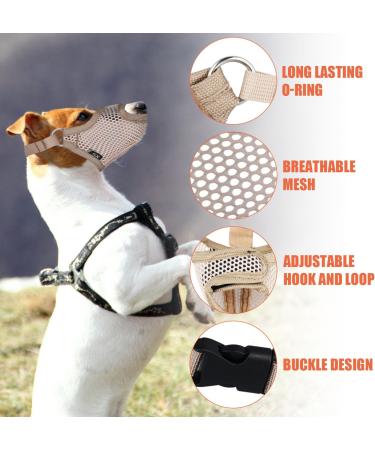 Soft Breathable Muzzle for Medium & Large Dogs - Anti-Barking & Chewing Solution Perfect Pet Gift - Buy Online on SooperMarket.com