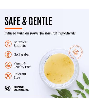 Divine Derriere Vajacial Hydrogel Mask - Premium Turmeric & Vitamin C Peel-Off Hydro Jelly Facial Mask - Deeply Purifying & Hydrating - 7.05 oz - Buy Online on SooperMarket.com
