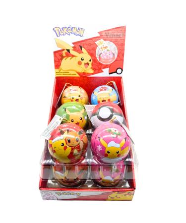 Pokemon Christmas Balls With Candy 60g (Pack of 12) 1 Case