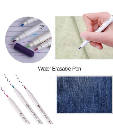 NotionsLand 5 Color Fabric Marking Pens - Water Soluble Erasable Markers for Sewing & Crafting - Buy Online on SooperMarket.com