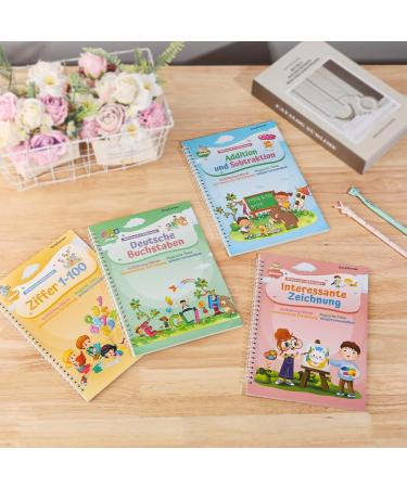 Magic Ink Copy Books for Kids | Reusable Handwriting Workbooks (A5) | Ideal for Preschoolers & Manuscript Practice - Buy Online on SooperMarket.com