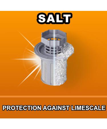 dishwasher salt 5kg powerful crystal limescale remover on your glassware and water softener life & improving its performance 99% purity (2 pack) - Buy Online on SooperMarket.com