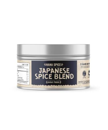 JAPANESE SPICE BLEND SEASONING BY NANA SPICE | 90 G TIN | HAND GROUNDED AND BLENDED FOR RICH AROMA AND FLAVOUR