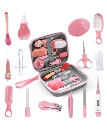 RoseFlower Baby Grooming 14PCS/Set Kit Newborn Baby Healthcare Essentials Kit Portable Nursery Baby Toiletry Stuff for Daily Care -Newborn Infant Toddler Travelling Home Use #4