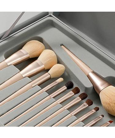 Super Soft Morandi Color 12Pcs Professional Makeup Brush Set | Premium Cosmetic Brushes for Flawless Makeup Application - Buy Online on SooperMarket.com