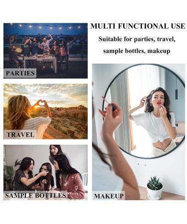 105PCS Mini Spray Bottles - 5ML Clear Glass Perfume Containers for Fragrance, Cosmetics, Essential Oils - Refillable, Fine Mist Atomizer for Travel - Empty Sample Spray Bottles for Cleaning - Buy Online on SooperMarket.com