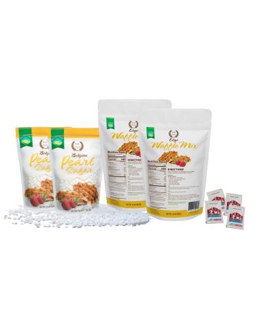 Waffle Pantry Liege Waffle Mix, 32 oz (Pack of 2)