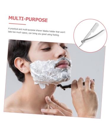 Didiseaon Stainless Steel Razor Spatula & Eyebrow Trimming Tools - Precision Manual Shavers for Men - Durable 304 Stainless Steel Blades & Holders - Buy Online on SooperMarket.com