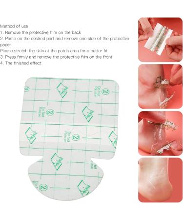 20pcs Heel Tape Sticker Moleskin Blister Plasters for Feet Foot Care Tape Patches Waterproof Foam Blister Sticker Moleskin Pads Strong Viscosity Invisible Blister Bandage 20 Pcs - Buy Online on SooperMarket.com