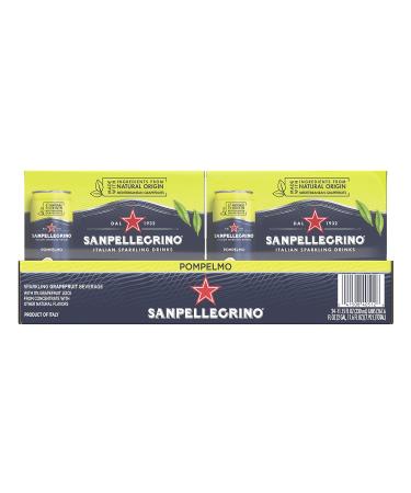 Sanpellegrino Pompelmo Sparkling Grapefruit Beverage - 24 Pack, 11.15 Fl Oz Cans - Buy Online on SooperMarket.com