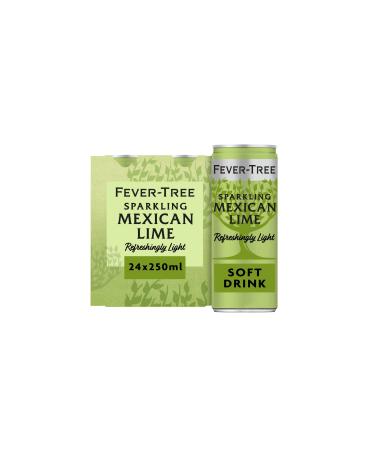 Fever-Tree Premium Sparkling Mexican Lime Pack of 6 x 4 x 250ml
