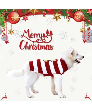 Delifur Holiday Reindeer Sweater for Small Dog/Cat - Christmas Pet Clothes, Red Medium - Buy Online on SooperMarket.com