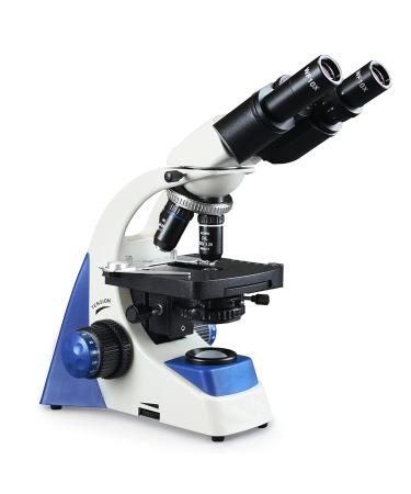 Vision Scientific VMU0005-B Binocular, 10x WF Eyepiece, 40x1000x Magnification, LED Illumination, Coaxial Coarse & Fine Focus, Double Layer Mechanical Stage, 1.25 NA Abbe Condenser