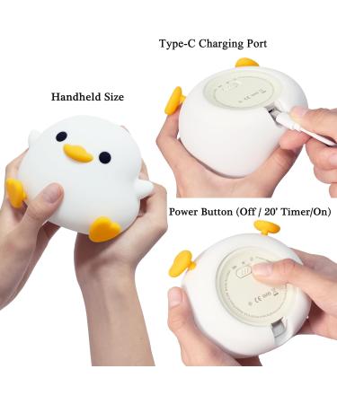 Cute Duck Night Light for Nursery - Touch Control, Rechargeable, Dimmable - Perfect Gift for Boys and Girls - DoDo Duck - Color 2 - Buy Online on SooperMarket.com