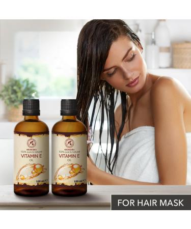 Vitamin E Oil 200ml - Anti-Aging & Wrinkle Care - Rich in Tocopherol - 2x100ml - Buy Online on SooperMarket.com