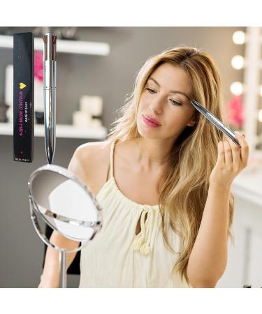 1/3PCS 4 In1 Eyebrow Contour Highlight Pen 4 in 1 Makeup Pen Waterproof Defining Highlighting Brow Pen Rotating Eyebrow Pencil Portable Eye Beauty Makeup Tool Gifts for Birthday Christmas 02# - Buy Online on SooperMarket.com