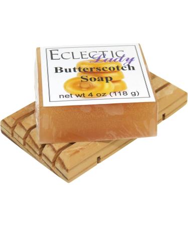 Butterscotch Glycerin Soap - Natural 4 oz Bar by Eclectic Lady | Moisturizing & Luxurious | Shop Internationally - Buy Online on SooperMarket.com