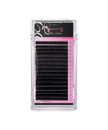 Self-fleed eyelashes car easy fan lashes for volume technology C D curl eyelash extension 2d-20d large amount of 16 drivers on the root d-curl starch 0.07mm mixed length 8-15mm