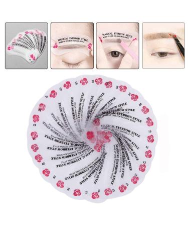 Kalolary 24 PCS Eyebrow Shaping Stencils Kit - DIY Eyebrow Grooming Templates for Perfect Shaping - Buy Online on SooperMarket.com