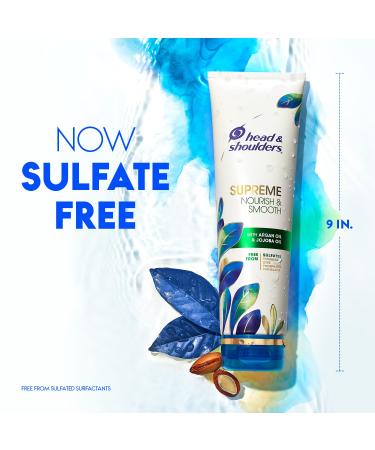 Head & Shoulders Supreme Dry Scalp Treatment Shampoo & Conditioner Set - Sulfate-Free, Nourishing with Jojoba & Argan Oil - 21.2 Fl Oz - Buy Online on SooperMarket.com